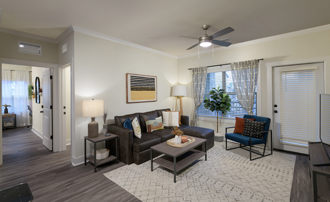 Stylish apartment living room