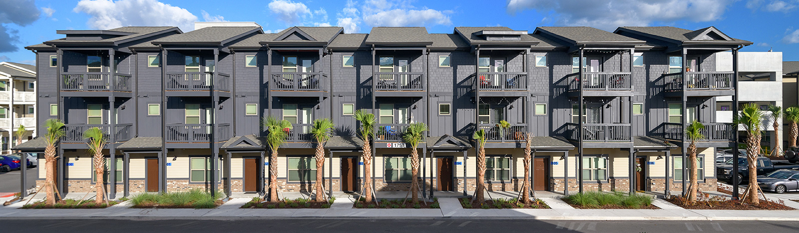 outside of apartments